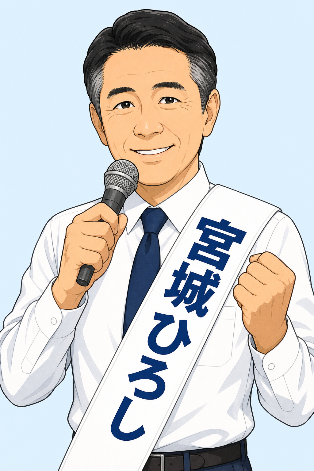 街頭演説・マイク