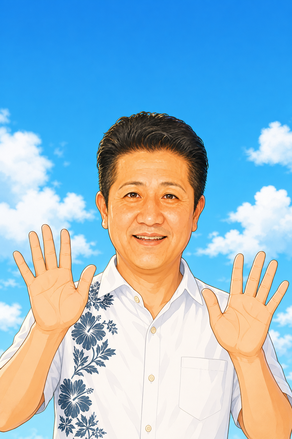 笑顔・青空